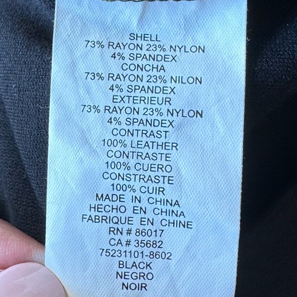 BEBE Y2K Black Leather Corset Dress Sz 10 Sexy Retro Milkmaid Goth - Picture 15 of 15